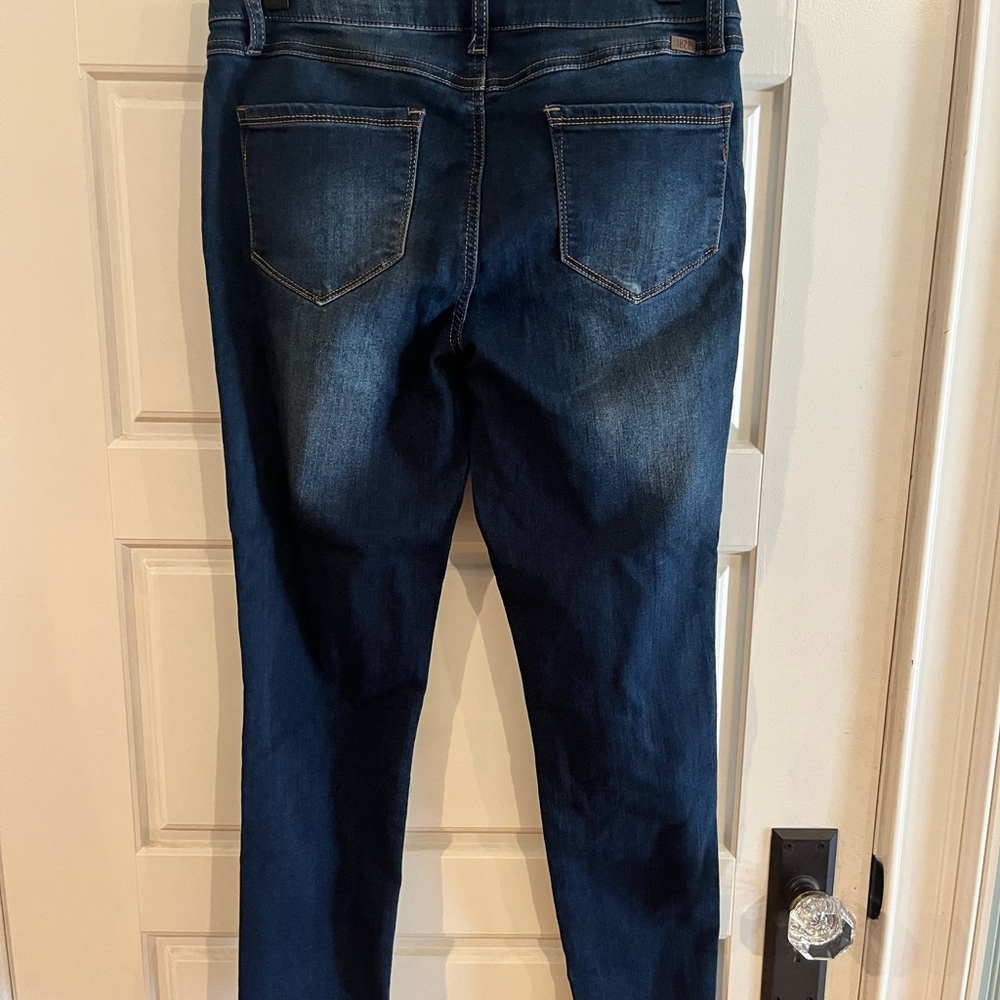 1928 Blue Skinny Jeans Classic Style